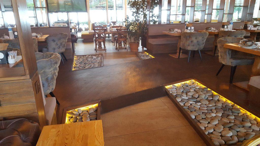 Rize Yakamoz Et ve Balık Restoranı Ahşap Yer Dizayn