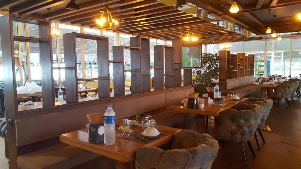 Rize Yakamoz Fish and Meat Wooden Restaurant Design